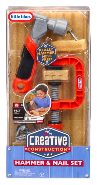 Kit de construction créative marteau et clous LITTLE TIKES