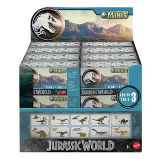 Jurassic World C de 5 mini-figurines - GWP38 - Dinosaures et figurine humaine - 3 ans et + - Modele aléatoire