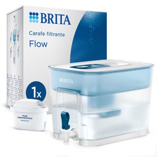 Brita Distributeur d'eau filtrée Flow (8,2L) inclus 1 cartouche filtrante MAXTRA PRO All-in-1