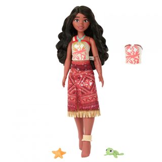 Disney Poupée Vaiana Nageuse - Vaiana 2 - Corsage qui change de couleur - Moana - JFF09