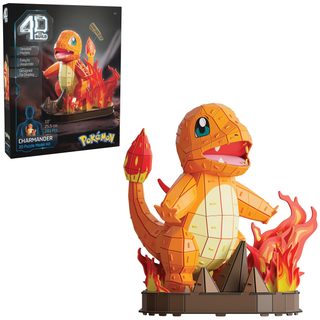 Spin Master Puzzle 3D 4D Build Salamèche (Charmander) 241 pièces maquette à emboîter