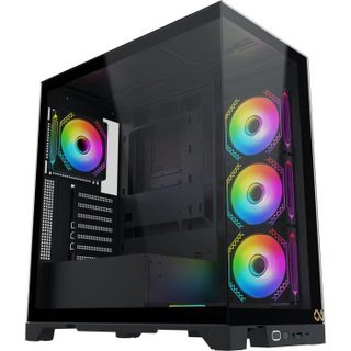 Boîtier Pc - - Endorphin Ultra (noir) - Moyen Tour - Format Atx - Ventilateurs Led A-rgb