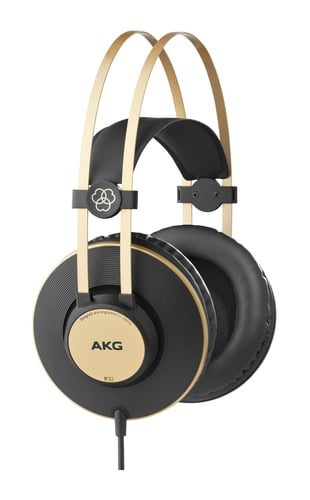 Akg K92 Casques Avec Fil Arceau Musique Noir, Or