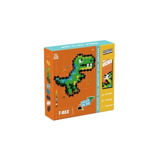 Puzzle 3d T-rex Numéroté Plus-plus Multicolore 16,3 X 16,3 X 4,5 Cm