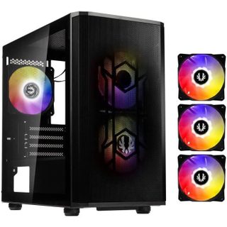 Boitier Pc Sans Alimentation - Nova Mesh Se M-atx Argb (noir) - Mini Tour - Format Micro-atx