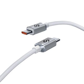 Câble Usb-c Vers Usb-c Subblim Optimus Blanc 1 M