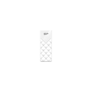Cle Usb Silicon Power U03 16gb Plastic Blanche Usb 2.0 Sp016gbuf2u03v1w