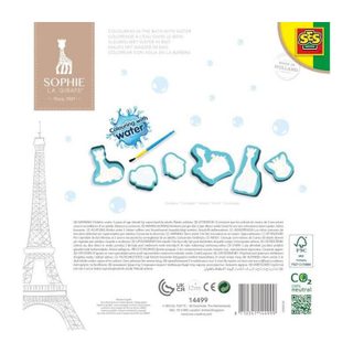 Sophie La Girafe - Coloriage A L'eau Dans Le Bain