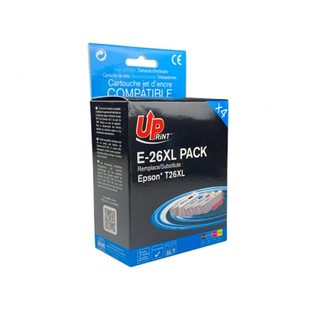 Pack Uprint Compatible Epson T26xl 4 Cartouches