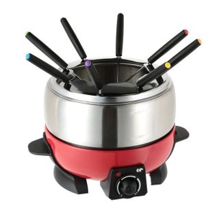 Fondue Électrique Continental Edison Fd6rix Rouge
