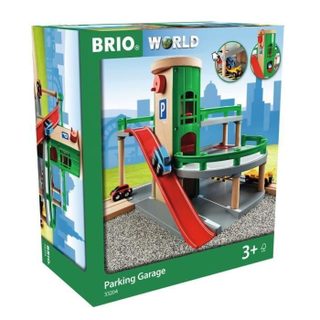 Brio World Garage Rail / Route - 3 Niveaux - Accessoire Pour Circuit De Train En Bois