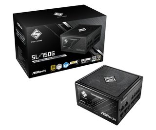 Asrock Sl-750g Steel Legend Unité D'alimentation D'énergie 750 W 20+4 Pin Atx Atx Noir