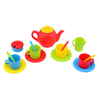 Ensemble De Thé Pour Enfants Johntoy, 17 Pièces, Jouet De Cuisine À La Maison