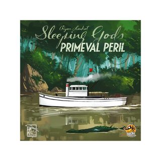 Sleeping Gods — Primeval Peril Campagne Autonome Jeu De Société Vert Format Carré Lucky Duck Games
