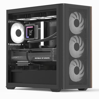 Aerocool D301a Mini Tower Noir, Bois