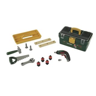 Caisse A Outils Bosch - 8609 - Compartimentée Avec Visseuse Électronique Ixolino Ii Et Accessoires - Des 3 Ans