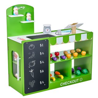 Vevor Supermarché Enfants Marchande Jeu D'épicerie Magasin Mdf 81,5x30,7x85 Cm