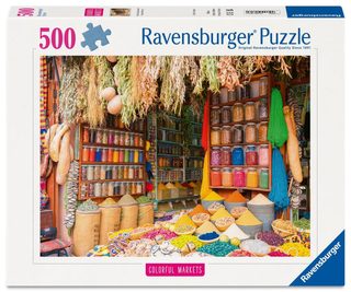 Puzzle Ravensburger 500 Pièces Marché Aux Épices Maroc Multicolor