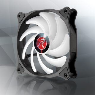 Raijintek Eos 12 Rbw Add Carte-mère, Processeur Ventilateur 12 Cm Noir, Blanc 2 Pièce(s)