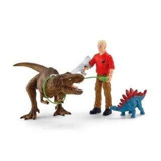Schleich Playset - Attaque Tyrannosaure Rex - Dinosaurs - Mixte - A Partir De 5 Ans