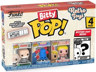 Funko Figurine De Jeu Bitty Pop Retro Toys Mr. Monopoly Coffret 4 Pièces Cadeau