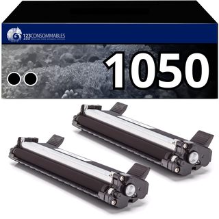 123consommables - Tn-1050 - Toner Compatible Avec Brother Tn1050 Tn-1050 Pour Mfc-1910w Dcp-1612w Dc
