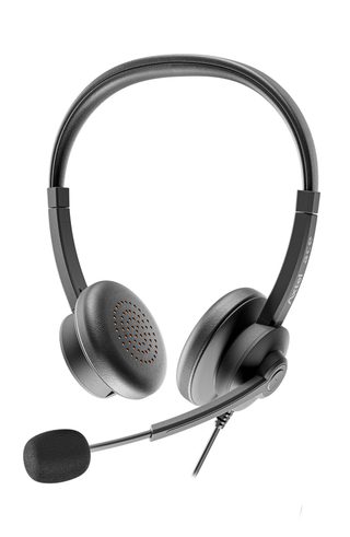 Axtel Axh-aceucd Casque Avec Fil Arceau Bureau/centre D'appels Usb Type-c / Usb Type-a Noir