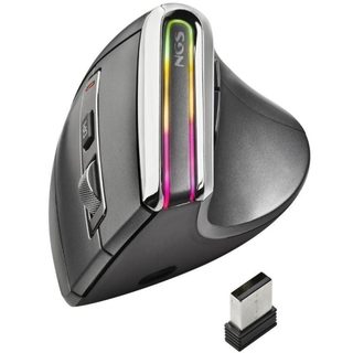 Ratón Ergonómico Inalámbrico Por Bluetooth Ngs Evo Karma/ Batería Recargable/ Hasta 3