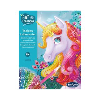 Jeu Créatif Tableau À Diamanter Licorne