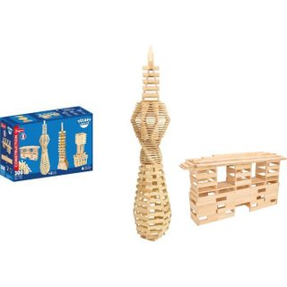 Jeujura Construction En Bois - Tecap ? Classic - 300 Pieces - Des 3 Ans