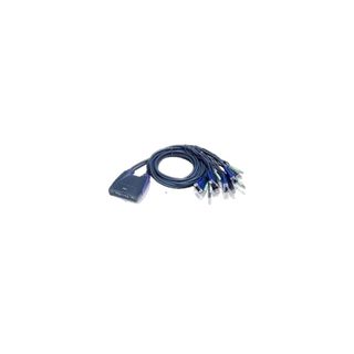 Kvm Switch Aten Cs64us - 4 Ports Usb/vga - Contrôle Multi-ordinateurs