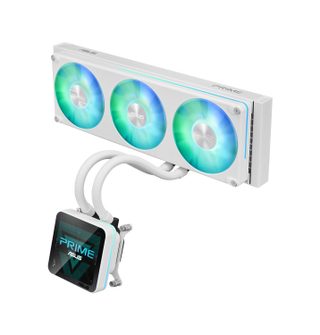 Refroidisseur liquide AIO pour processeur ASUS Prime SLC II 360 ARGB LCD Blanc, 12 cm