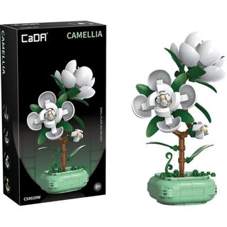 Jeu De Construction Cada Camélia En Pot 301 Pièces Abs Multicolore Environ 23 Cm
