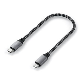 Câble Usb-c Vers Lightning - 25cm Gris Satechi