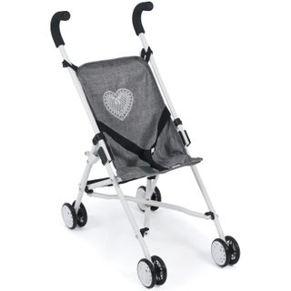 Mini-buggy Roma Jean Gris Pour Poupée
