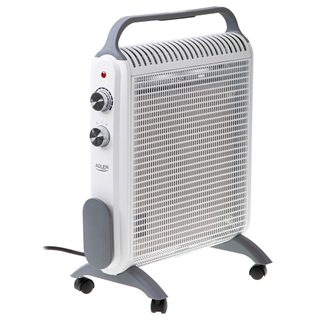Radiateur Électrique Convecteur, Chauffage D'appoint, Thermostat Régulateur Adler Ad7750 Blanc 2000w