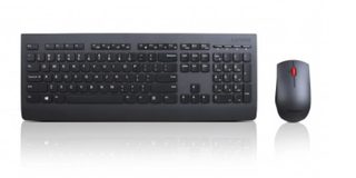 Lenovo 4x30h56823 Clavier Souris Incluse Bureau Rf Sans Fil Espagnole Noir