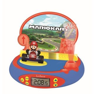 Mario Kart - Réveil Projecteur Avec Sons Du Jeu Vidéo Nintendo -