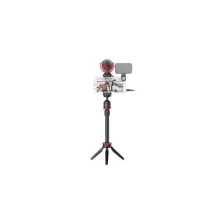 Trépied Boya By-vg330 Trépied Pour Smartphone Et Action Cam Plastique/metal Noir/rouge Tabletop Boya