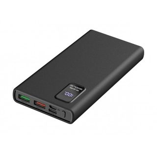 Batterie De Secours 10000mah Pd 20w Affichage Led Et Technologie Quick Charge Noir Platinet