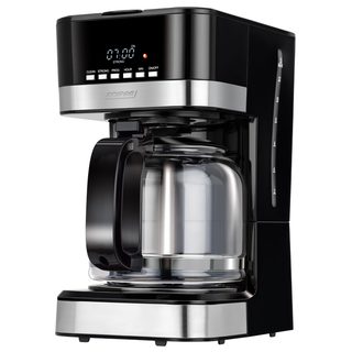 Cafetière À Filtre Machine À Café Électrique Programmable 15 Tasses 1,8 Litre Mpm Mkw-05 Noir/argent 950w
