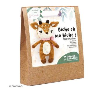 Kit Crochet Biche 17 Cm 12 Pcs