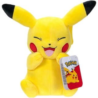 Pokemon Peluche Pikachu Rieur 20,3 Cm