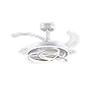 Ventilateur Plafonnier Bel-air-home Atlas 80w Led 4 Lames Rétractables