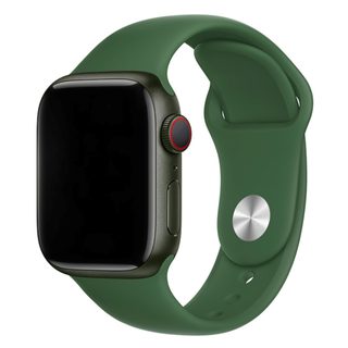Bracelet Pour Apple Watch 42mm / 44mm / 45mm / 49mm Sport En Silicone Vert Devia