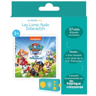 Livre Audio Interactif Lunii Paw Patrol Pat’patrouille Pour Conteuse D Histoires Ma Fabrique À Histoires