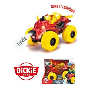 Monster Flammin Fire Véhicule 25cm Fonction Fumée (vapeur) Sons Et Lumieres