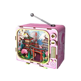 Kit Book Nook Diy 3d En Bois 12,5 X 8 X 13 Cm Nook Land