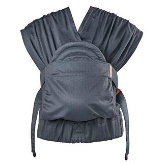 Infantino Porte bébé HUG&CUDDLE - A enfiler - 3 à 11 8 kg - Système écharpe de portage - Dès la naissance