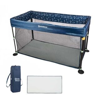 Lit Parapluie Easy Clip - Facile A Plier Et Déplier - Lit Léger Et Compact Avec Sac De Transport Inclus - Matelas Inclus